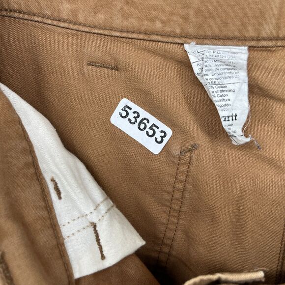 CARHARTT Pants Mens 36X30 Utility Work Loose Fit Cargo Canvas Cotton Brown - Picture 15 of 15